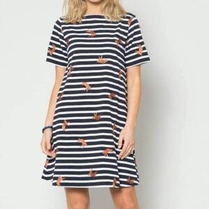 Gorman Striped Cat dress US6